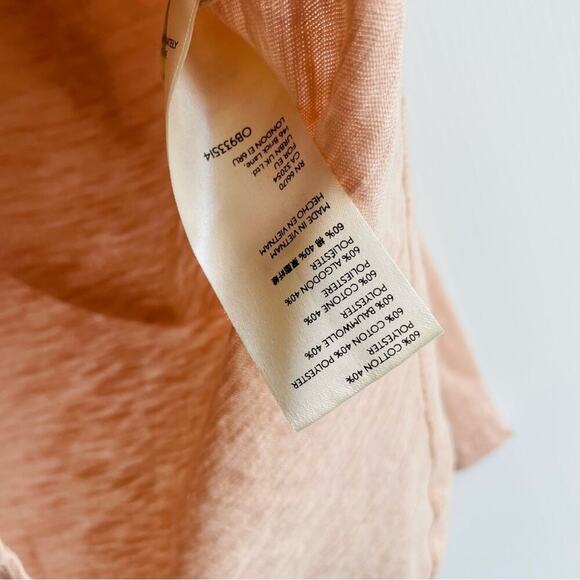 We the Free by Free People long sleeve peach colored top size medium - Picture 7 of 8